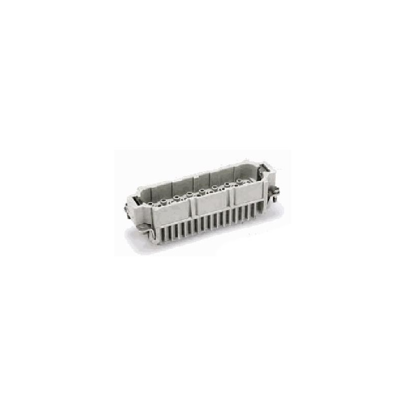 Insert HD, Raccordement à Sertir, mâle, 64 pin, 10A, Polycarbonate, 24B|48B 